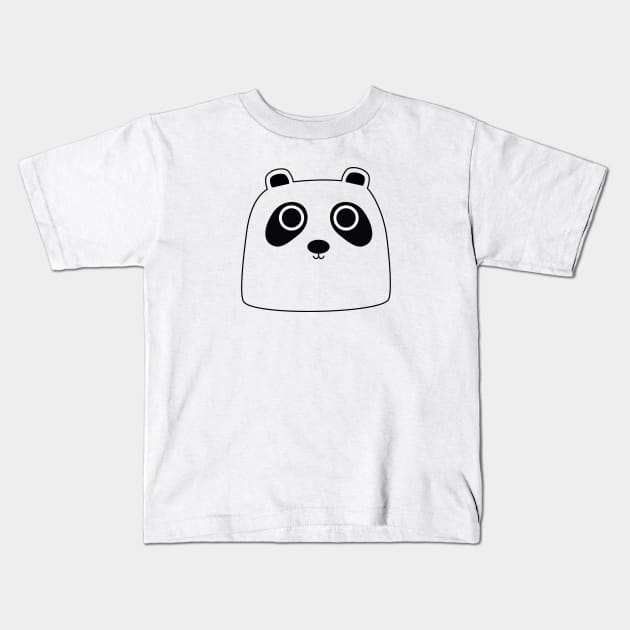 Panda Kids T-Shirt by Mint Cloud Art Studio